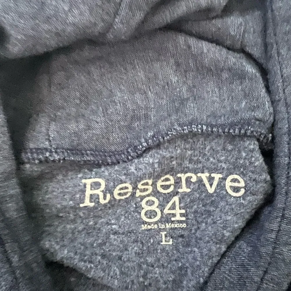 Reserve Collection By Blue 84 NCAA WVU Mountaineers Cozy Crop Top Vault Hoodie L